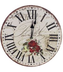 Hodiny pr. 34cm RŮŽE 355219 MOREX