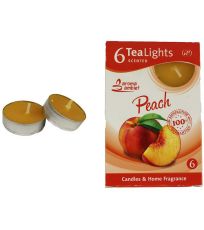 Svíčka čajová PEACH 6ks MSC-TL1011 MOREX