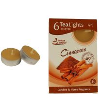 Svíčka čajová CINNAMON WITH CRANBERRIES 6ks MSC-TL1025 MOREX