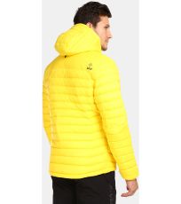 Pánská péřová bunda - větší velikosti PYRAMIDEN-M KILPI Žlutá
