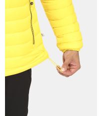 Pánská péřová bunda - větší velikosti PYRAMIDEN-M KILPI Žlutá