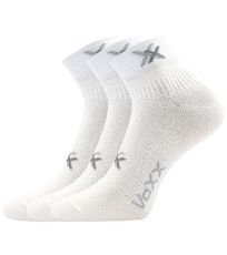 Unisex slabé ponožky - 3 páry Quenda VoXX® bílá