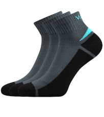 Unisex sportovní ponožky - 3 páry Aston silproX Voxx tmavě šedá