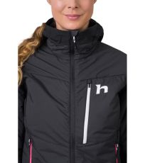 Dámská zateplovací hybridní bunda NAVA HOODY HANNAH anthracite