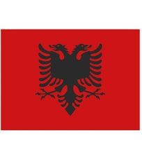 Vlajka Albánie FLAGAL Printwear