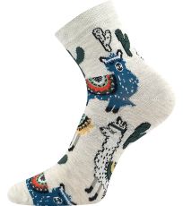 Dětské trendy ponožky - 3 páry Dedotik Lonka mix kluk