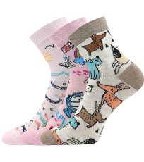 Dětské trendy ponožky - 3 páry Dedotik Lonka