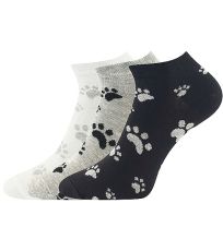 Dámské vzorované ponožky - 3 páry Piki 69 Boma