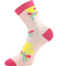 Dětské trendy ponožky - 3 páry Woodik Lonka mix holka