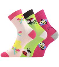 Dětské trendy ponožky - 3 páry Woodik Lonka