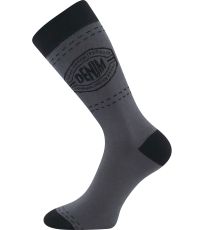 Pánské vzorované ponožky - 3 páry Kuba Boma mix tmavé