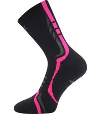 Unisex sportovní ponožky Thorx VoXX® černá / růžová