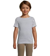 Dětské triko MILES KIDS SOĽS White / Navy