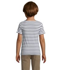 Dětské triko MILES KIDS SOĽS White / Navy