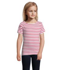 Dětské triko MILES KIDS SOĽS White / Red