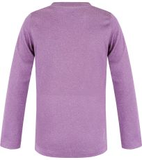 Dětské funkční termo triko PIRRU LOAP Plum Melange | Red