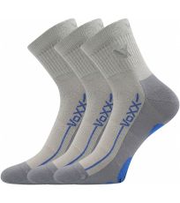 Unisex sportovní ponožky - 3 páry Barefootan Voxx světle šedá