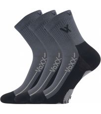 Unisex sportovní ponožky - 3 páry Barefootan Voxx tmavě šedá