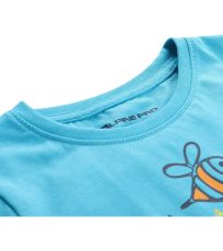 Dětské bavlněné triko NATURO ALPINE PRO tyrkysová