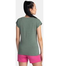 Dámské bavlněné triko PROMO-W KILPI Tmavě zelená