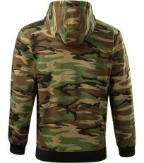 Pánská mikina Camo Zipper Malfini camouflage brown