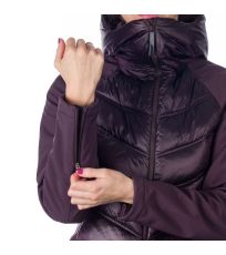 Dámská hybridní zateplená bunda RITA NORTHFINDER dark plum