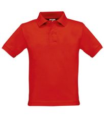 Dětská polokošile Polo Safran B&C Red