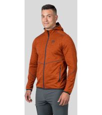 Pánská sportovní mikina DAMAR HOODY HANNAH burnt orange mel