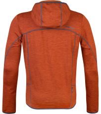 Pánská sportovní mikina DAMAR HOODY HANNAH burnt orange mel