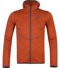 Pánská sportovní mikina DAMAR HOODY HANNAH burnt orange mel