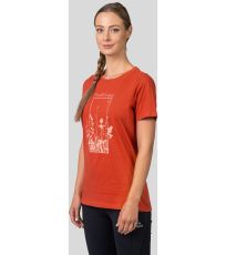 Dámské triko z organické bavlny CHUCKI HANNAH mecca orange