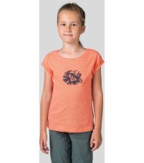 Dívčí bavlněné tričko KAIA JR HANNAH Desert flower