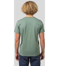 Pánské bavlněné tričko RAVI HANNAH oil green