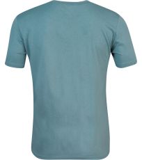 Pánské bavlněné tričko RAVI HANNAH smoke blue