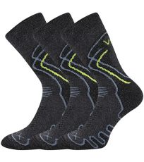 Unisex trekingové ponožky - 3 páry Limit III Voxx antracit