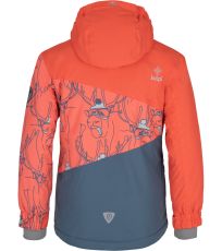 Dívčí lyžařská bunda MILS-JG KILPI korálová