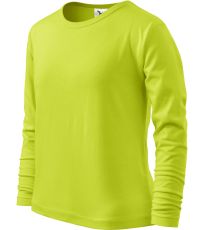 Dětské triko Long Sleeve 160 Malfini limetková