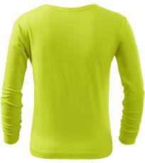 Dětské triko Long Sleeve 160 Malfini limetková