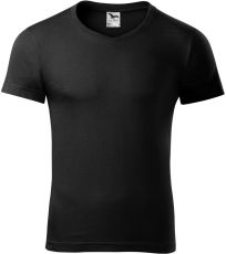 Pánské triko Slim fit V-NECK Malfini černá