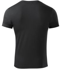 Pánské triko Slim fit V-NECK Malfini eben šedá