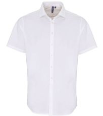 Pánská bavlněná košile s krátkým rukávem PR246 Premier Workwear White