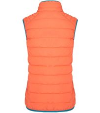 Dámská prošívaná vesta IRLAMA LOAP Living Coral | Blue