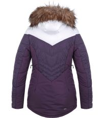 Dámská lyžařská bunda OKINORA LOAP Deep Purple | White