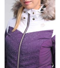 Dámská lyžařská bunda OKINORA LOAP Deep Purple | White