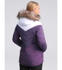 Dámská lyžařská bunda OKINORA LOAP Deep Purple | White