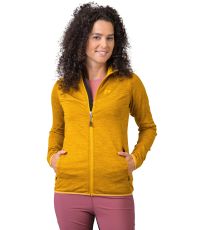 Dámská funkční mikina DAGNYS HOODY HANNAH golden yellow mel