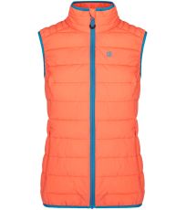 Dámská prošívaná vesta IRLAMA LOAP Living Coral | Blue