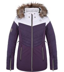 Dámská lyžařská bunda OKINORA LOAP Deep Purple | White