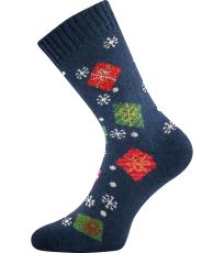 Dámské hřejivé ponožky Emily Lonka Modrá