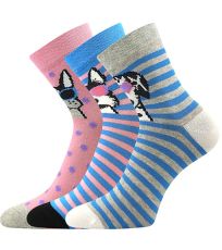 Dámské ponožky - 3 páry Leyka Boma